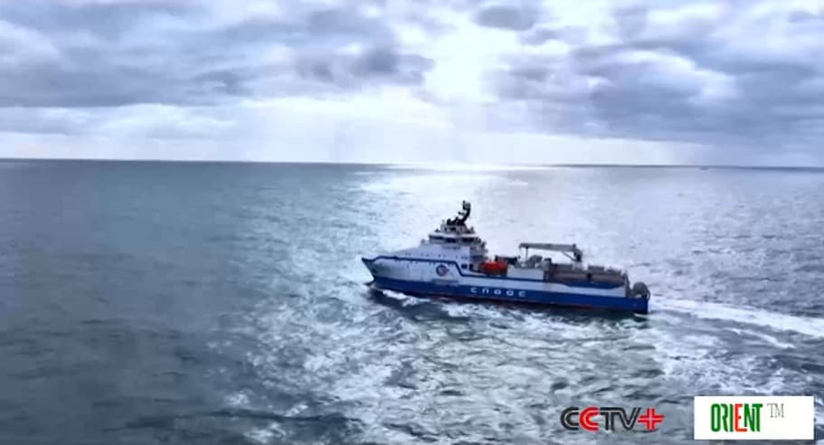 China’s first integrated large-scale fracturing vessel officially delivered