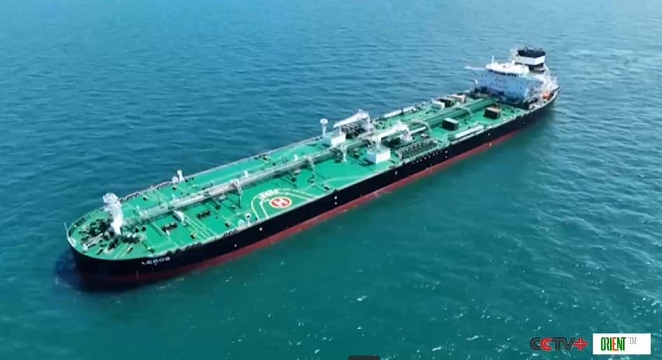China Delivers a Super Tanker 160 Days Ahead of Schedule. 115,000 Tons Displacement, 800,000 Barrels of Oil per Voyage and 92 Percent of the Global VLCC Market