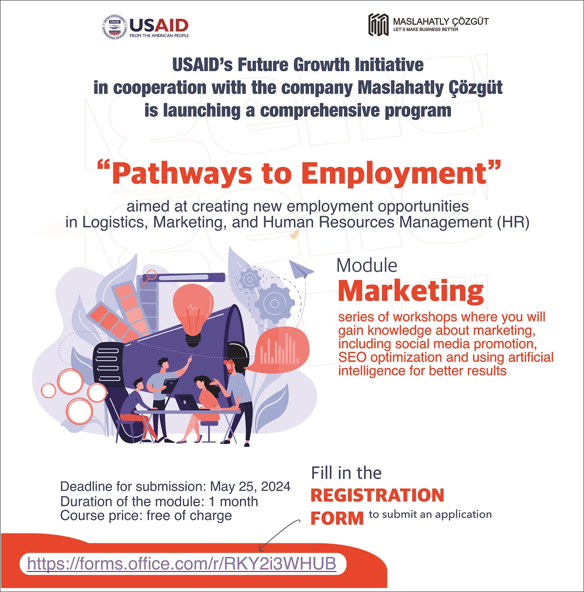 Pathways to Employment: Applications are now open for the marketing module