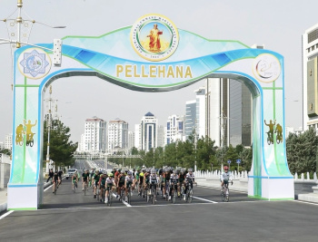 Participants of the Mary-Tejen-Ashgabat cycling marathon finished in Ashgabat