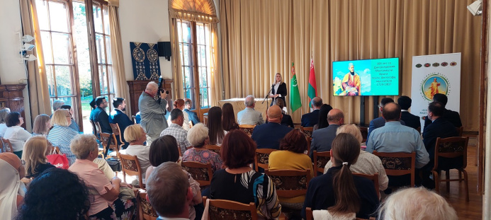  Magtymguly was honored at Minsk House of Friendship