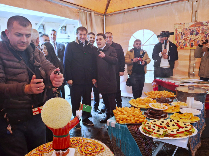  International Novruz Day celebration in Tbilisi - Turkmenistan presented its pavilion