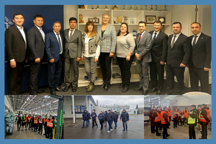  BOMCA facilitated a study visit to Latvia for customs service representatives from Central Asian countries