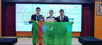 Turkmen youth successfully perform at International Science Fair-Competition in Indonesia