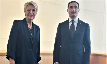Türkmenistanyň Prezidenti BMG-niň BA-nyň meýdançasynda Şweýsariýanyň Prezidenti bilen duşuşdy