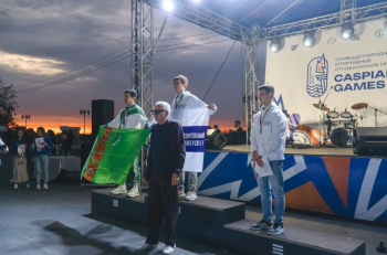 The team from Turkmenistan won 7 medals at the Universiade of Caspian Countries