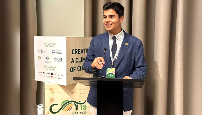  Journey of Turkmen Youth Delegation to UN COY18 in Dubai