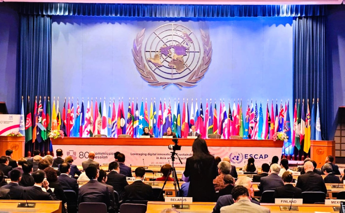  Делегация Туркменистана принимает участие в 80-ой сессии ЭСКАТО