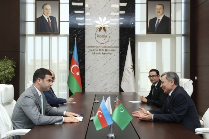 The head of the Turkmen diplomatic mission discussed the development of cooperation with Azerbaijan