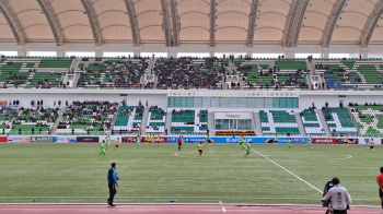 Turkmen "Merv" beats Kyrgyz "Abdysh-Ata" in the AFC Cup after the first half.