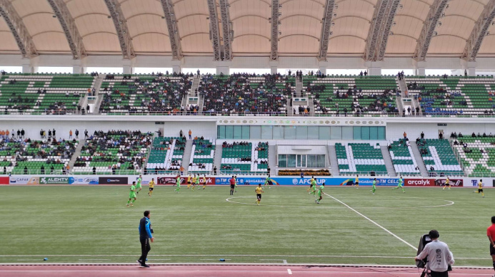  Turkmen "Merv" beats Kyrgyz "Abdysh-Ata" in the AFC Cup after the first half.