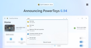 Microsoft PowerToys-y täzledi: 0.94 wersiýasynda haýsy täzelikler bar