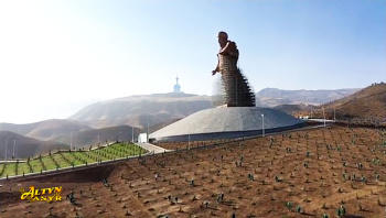 New forest was laid near Makhtumkuli monument in Ashgabat