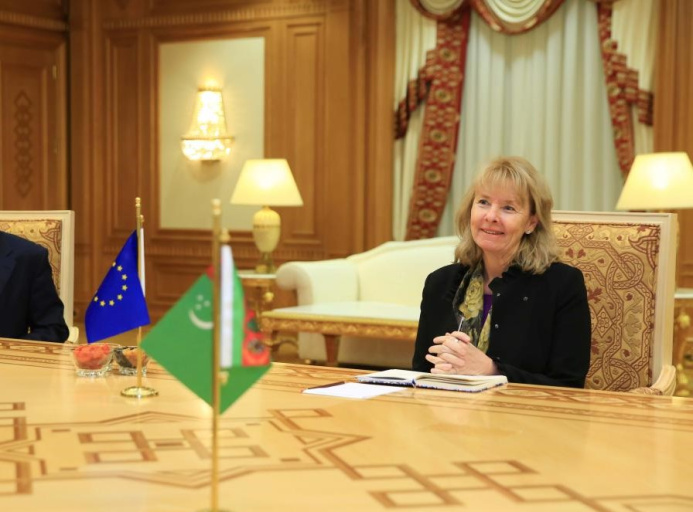  European Union Special Representative for Central Asia Terhi Hakala visited Turkmenistan