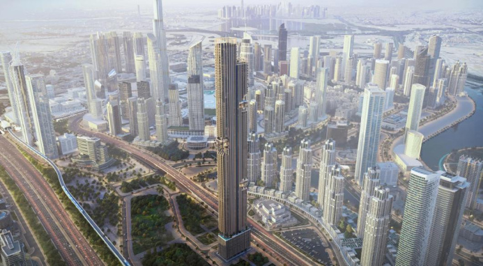 Дубай планирует строительство 445-метрового небоскреба Downtown Residences