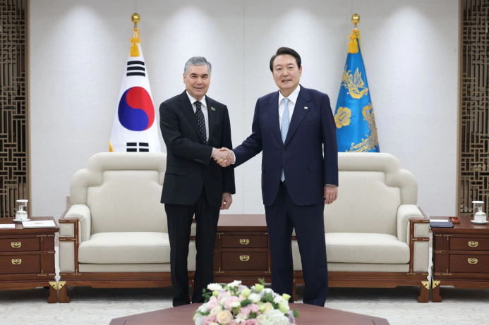  Gurbanguly Berdimuhamedov discussed cooperation in the fuel and energy sector with the President of the Republic of Korea