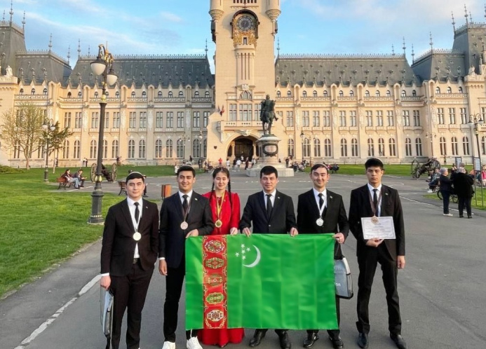  Turkmen students won gold, silver and bronze at the Mathematical Olympiad in Romania