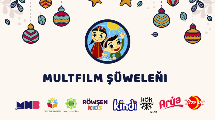  A festival of children's cartoons was held in the Turkmen capital