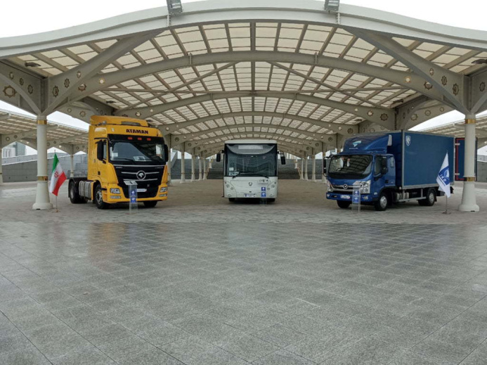  Modern Iranian cars were shown at the exhibition in Ashgabat