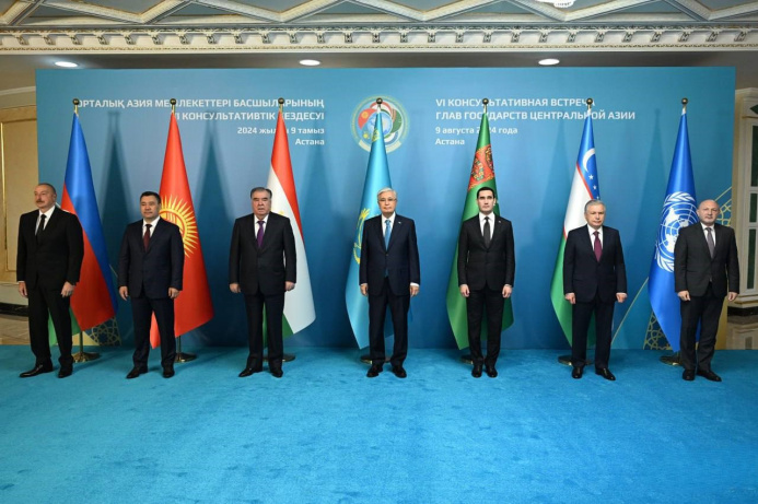  The Central Asian Heads of State Summit continued in an expanded format