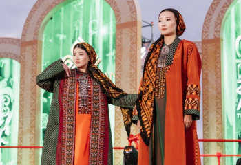 Turkmenistan at the "Woman and Fashion in the Turkic World" festival in Aktau