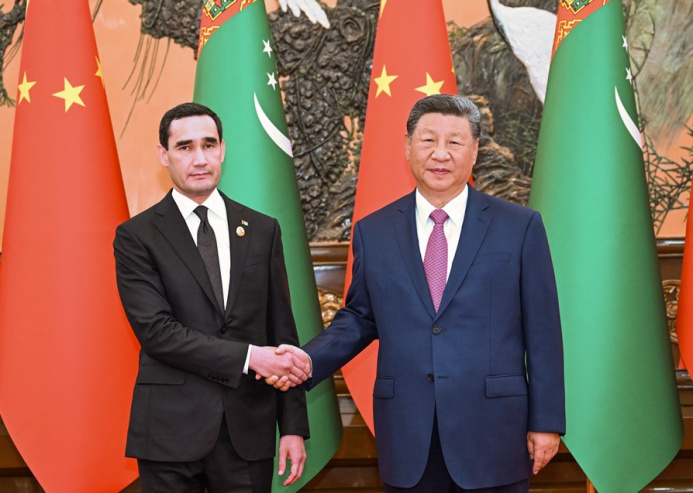  Serdar Berdimuhamedov met with Xi Jinping in Beijing