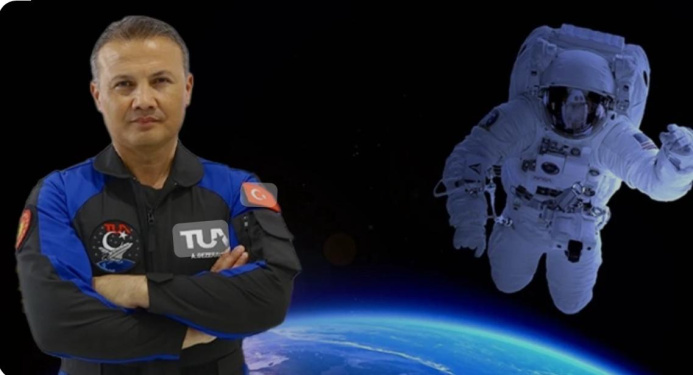  Turkey's first astrounaut goes on a space journey