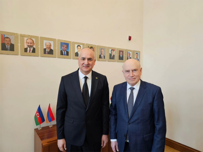  Туркменский дипломат обсудил с Генсекретарем СНГ заседание Совета глав правительств СНГ в Ашхабаде