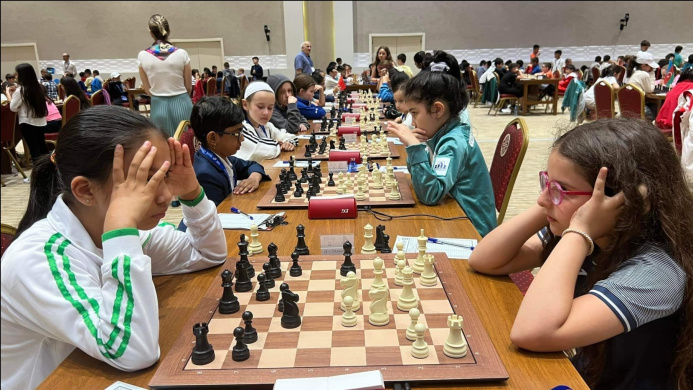  Юные туркменские шахматисты сыграли на Кубке мира в Грузии