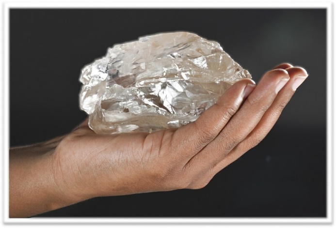  A huge diamond found in Botswana, second largest in history