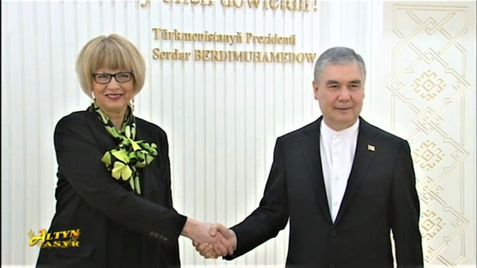  Хельга Шмид: ОБСЕ заинтересована в расширении диалога с Туркменистаном