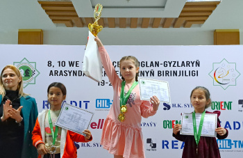 Turkmenistan Children's Chess Championship gathered more than 300 players