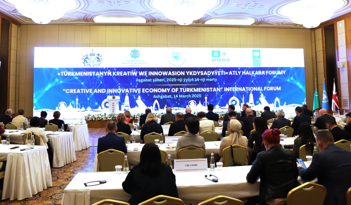  Ashgabat discussed development of creative and innovative economy