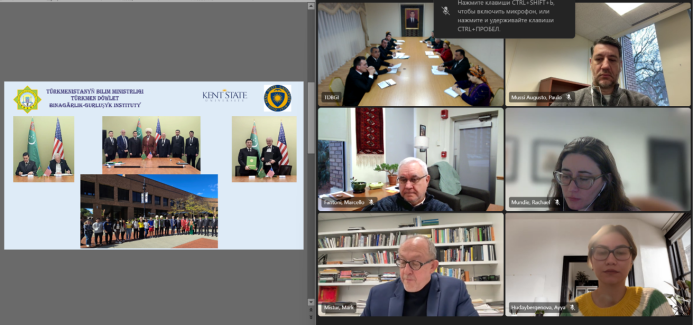  Туркменский государственный архитектурно-строительный институт и Кентский государственный университет США обсудили сотрудничество