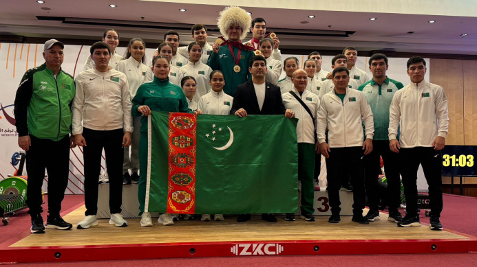  Türkmenistan agyr atletika boýunça ýetginjekleriň we ýaşlaryň arasynda geçirilen Aziýa çempionatynda 28 medal gazandy