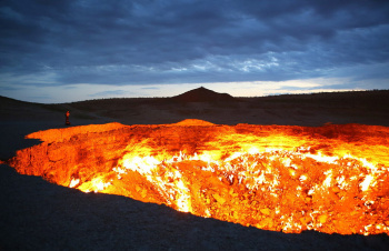 EBRD will help to extinguish the gas crater in Darvaza Turkmenistan