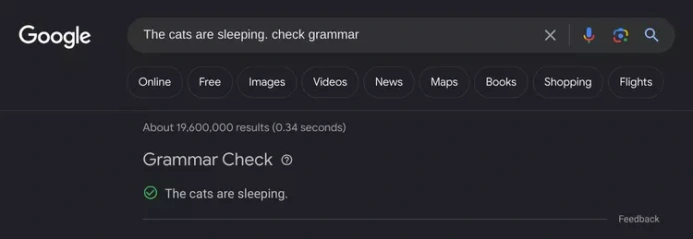  Emeli intellekt indi “Google-da” grammatiki ýalňyşlyklary tapar