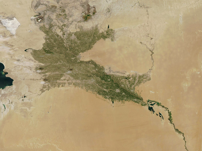  Photo fact: NASA has published a new satellite image of the Amu Derya