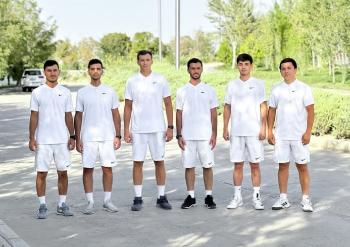  Turkmenistan national tennis team begins its journey in the Davis Cup