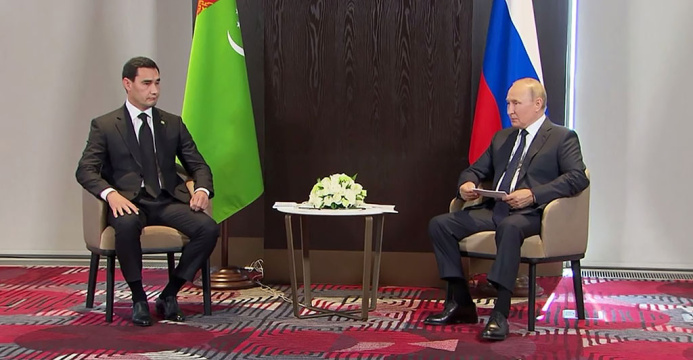  Путин: стратегическое партнерство РФ и Туркменистана существует не только на бумаге