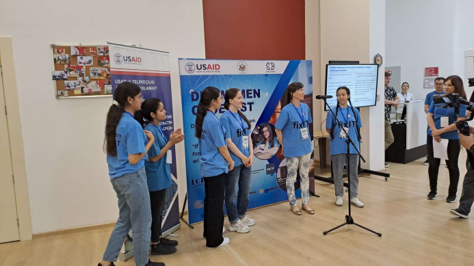  Women in search of innovative ideas: DigiWomen Codefest hackathon started in Ashgabat