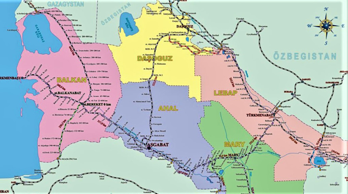  Turkmenistan will change the administrative-territorial structure