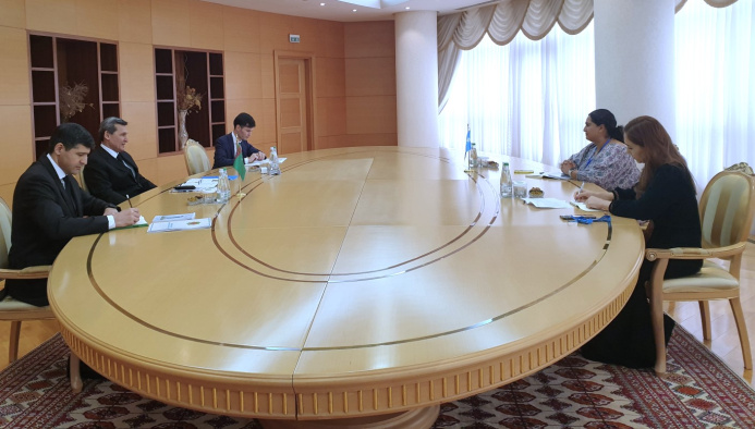  Meeting of the Minister of Foreign Affairs with the Head of the UNICEF Office in Turkmenistan