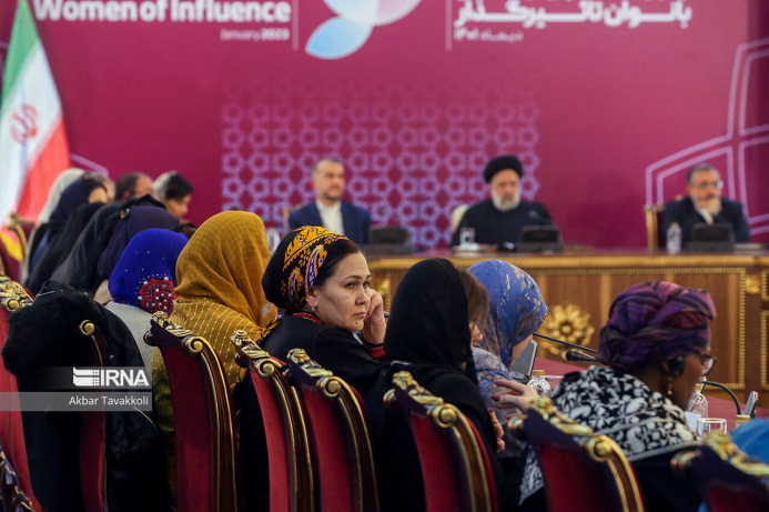  Turkmenistan participates in the first International Congress of Influential Women in Iran
