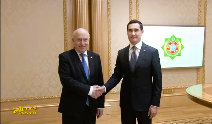  Türkmenistanyň Prezidenti we GDA-nyň Baş sekretary Arkalaşygyň çäklerinde özara hyzmatdaşlygy maslahatlaşdylar