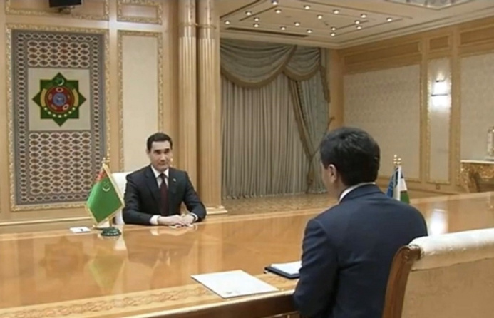  Президент Туркменистана принял и.о. министра иностранных дел Узбекистана