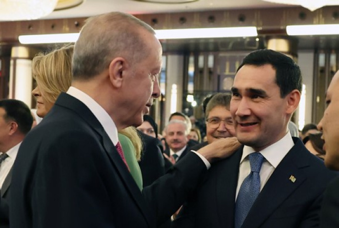  Serdar Berdimuhamedov takes part in Erdogan's inauguration ceremony