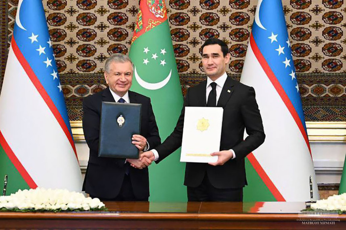  Turkmenistan and Uzbekistan adopted a Declaration on deepening strategic partnership