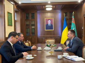 The Turkmen Ambassador in Kiev met with the director of the Scientific Research Institute of Socio-Economic Development of the city