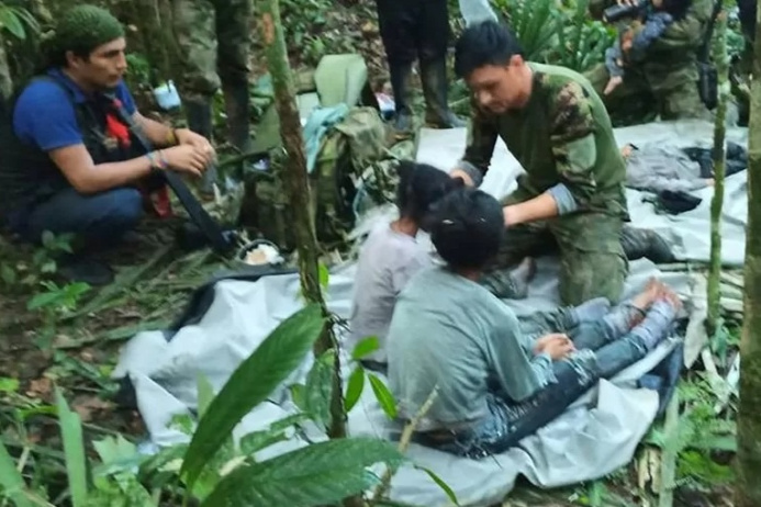  В джунглях Колумбии спустя 40 дней после авиакатастрофы нашли живыми четверых детей